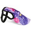 PlayaPup Dog Sun Visor, Purple Haze Tuga, Large