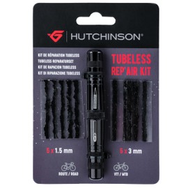 Hutchinson – Tubeless Rep'Air Kit in Aluminum Capsules – On‑the‑Go Tubeless Tyre Repair Tool with 10 Plugs (1.5mm & 3mm) – Quick Puncture Repair for Road, Gravel & MTB Tyres