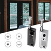 MY MIRONEY Black Sliding Door Lock for Window Glass Patio