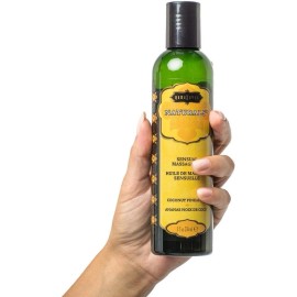 Kama Sutra Naturals Massage Oil 8oz - Coconut Pineapple