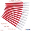 DIGNO SketchStic Felt Tip Pens, RED, Pack of 12, Fibre