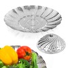 Sayfine Vegetable Steamer Basket, Premium Stainless Steel Veggie Steamer Basket
