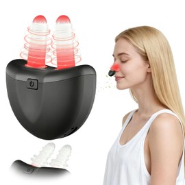 Rotlicht für Gezielte Nasenpflege,Naseninstrument mit rotem Licht, rotes Licht, fördert die Atmung der Nase