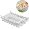 katmerio Fridge Organiser, Extendable Fridge Drawer Organiser, Fridge Storage Box,