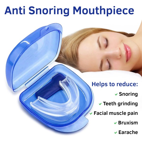 Unbranded Anti Snore Mouthpiece Aid Stop Snoring Kit Snore Stopper