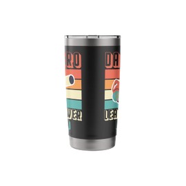 Dad Hero Leaf Blower Legend Fathers Day Stainless Steel Insulated Tumbler