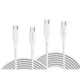 6ft and 10ft Long PD USB-C Cables Fast Charge Type-C to Type-C Cord Compatible with Lenovo Tab P11 Pro (2020,2022)/P11 Plus (2021)/Yoga Tab 11 (2021), Power Wire USB-C to USB-C Data Sync High Speed