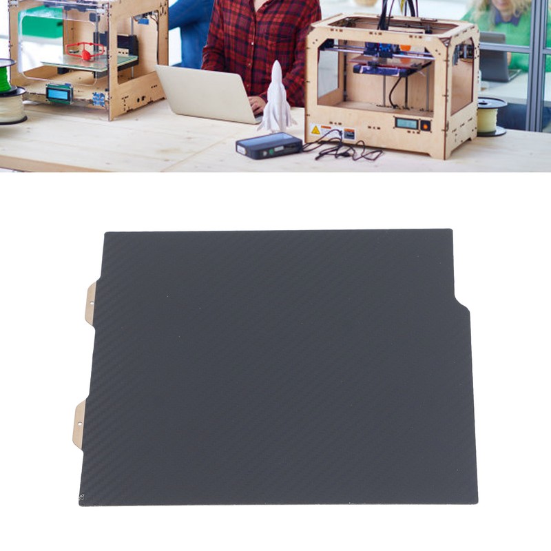 Double Side 3D Printer Build Plate Carbon Fiber PET Textured