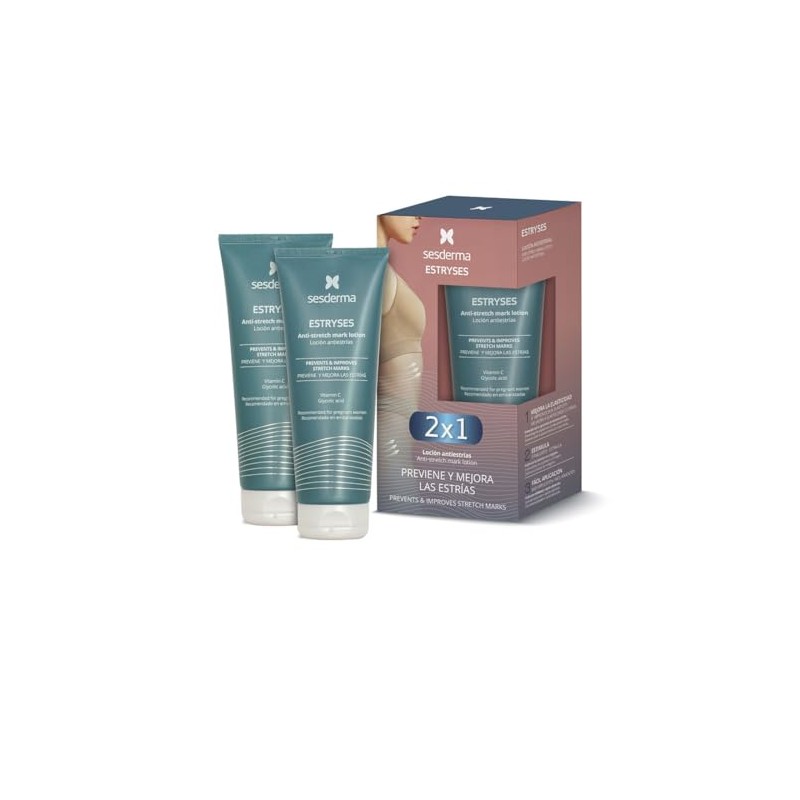 SESDERMA ESTRYSES LOCION ANTIESTRIAS 2 PZ 200ML CADA UNA