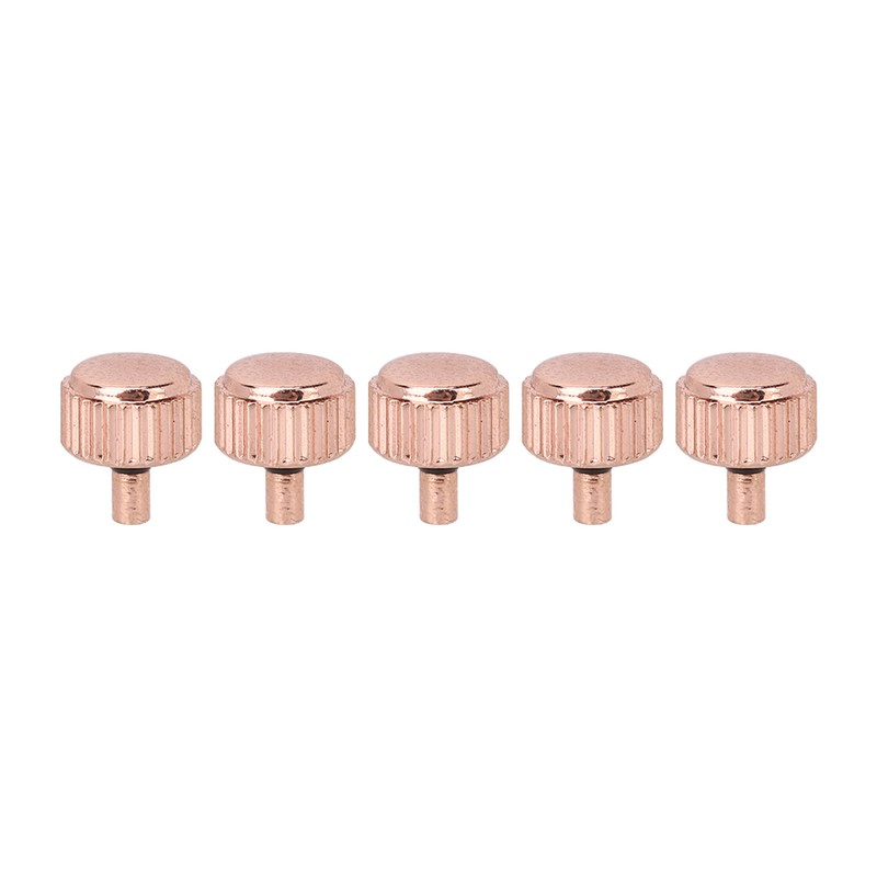 5pcs Professional Watch Crown Steel Wrist Watch Parts Watchmaker Repairing
