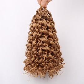 8 Packs GoGo Curl Crochet Hair 27 Color 10Inch Beach Curls Crochet Hair For Women Natural Deep Wave Ocean Wave Crochet Hair Extensions(10 Inch,27)