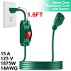 Makevivi Outdoor Waterproof On/Off Switch Extension Cord, Heavy Duty 125v/250v
