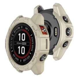 MYSNBKN Case Cover Compatible with Garmin Epix Pro 47mm/Fenix 7 Pro Smart Watch Protector TPU Protective Case Frame (Starlight)