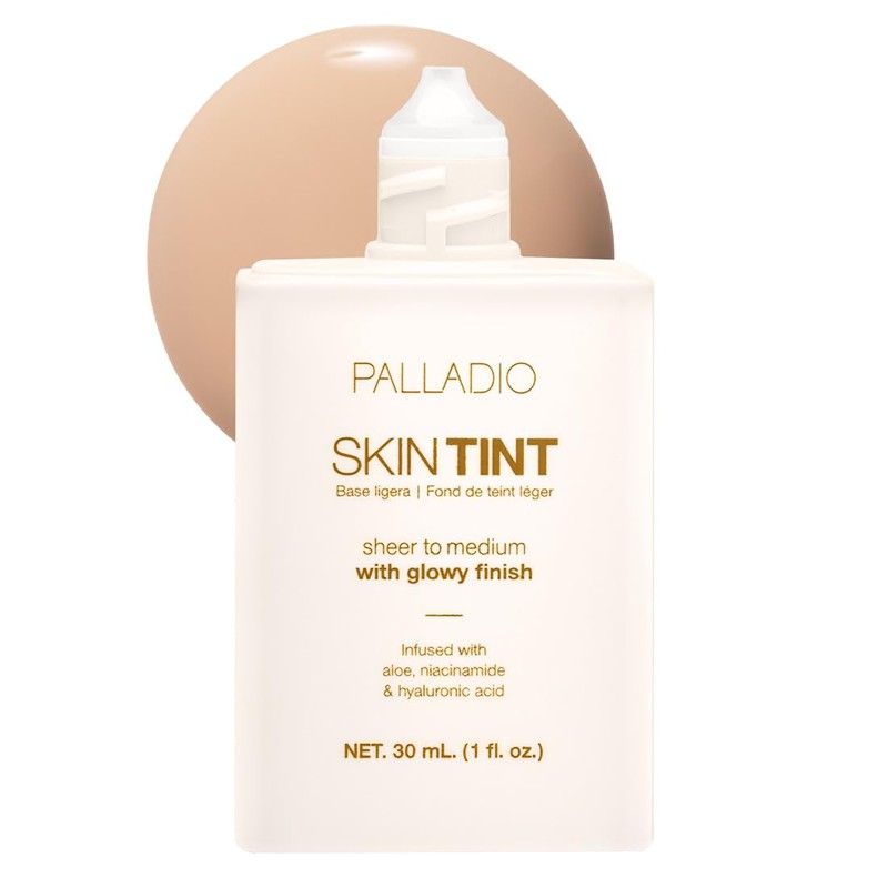Palladio Skin Tint Líquido con Aloe, Niacinamida y Ácido Hialurónico