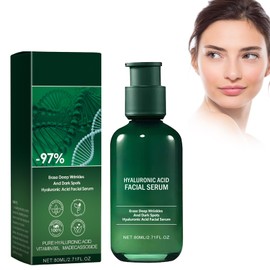 Hyaluron Serum, Hyaluronic Acid Serum Face, Anti-Ageing Hyaluronic Acid Face Serum, Hyaluronic Acid Facial Serum, Face Care Men and Women, Green Essence