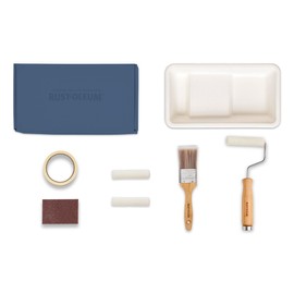 Rust-Oleum Ready to Roll - Eco Paint Kit (Small) - Bathroom Wood & Cabinet Satin Deep Blues