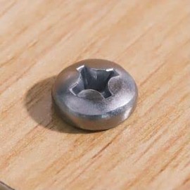 Glvaner M4.2 x 38mm Pan Head Phillips Drive Self Drilling Screws, 410 Stainless Steel Sheet Metal Screws, Self Tapping Screws with Dovetail Tails, Pack of 60