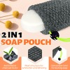 MIG4U Bolsa de Jabón Exfoliante para Ducha 2 Piezas -