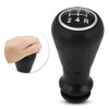 Qiilu 5 Speed Gear Stick Shift Knob Head