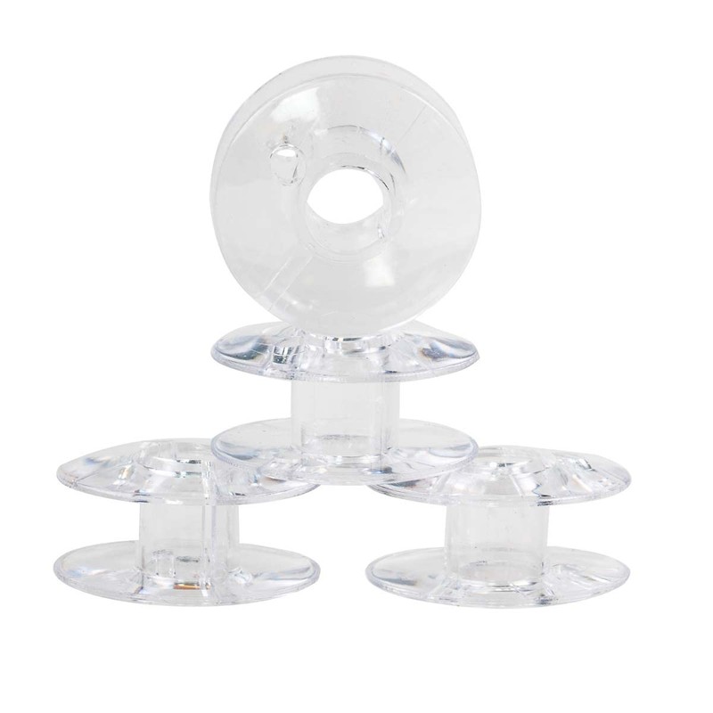 SINGER Bobbins Class 66 Transparent Plastic Bobbins – Replacement Bobbins