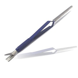 PRECISE CANADA: Acrylic Nail Pincher Tool Multi Function Cuticle Pusher TWEEZER Magic Wand Blue