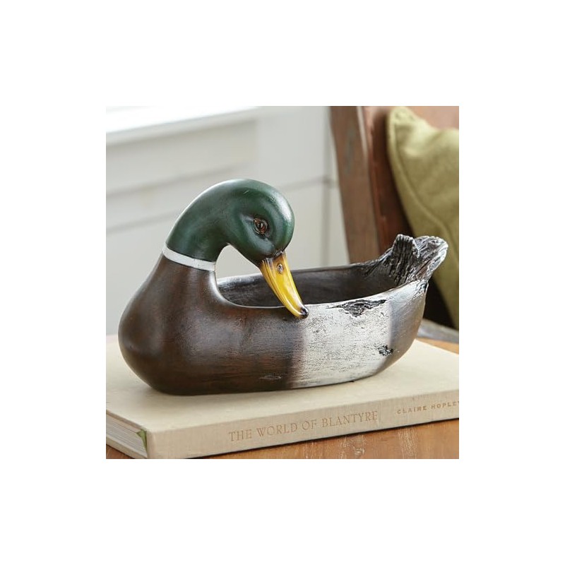 BLACK FOREST DECOR Mallard Duck Decorative Bowl