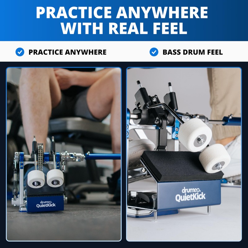 drumeo QuietKick Double