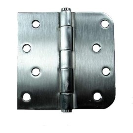 316 Marine Grade Stainless Steel Hinge - 4 Inch with 5/8 Inch Square Radius - NRP - Highly Rust Resistant - 3 Pack