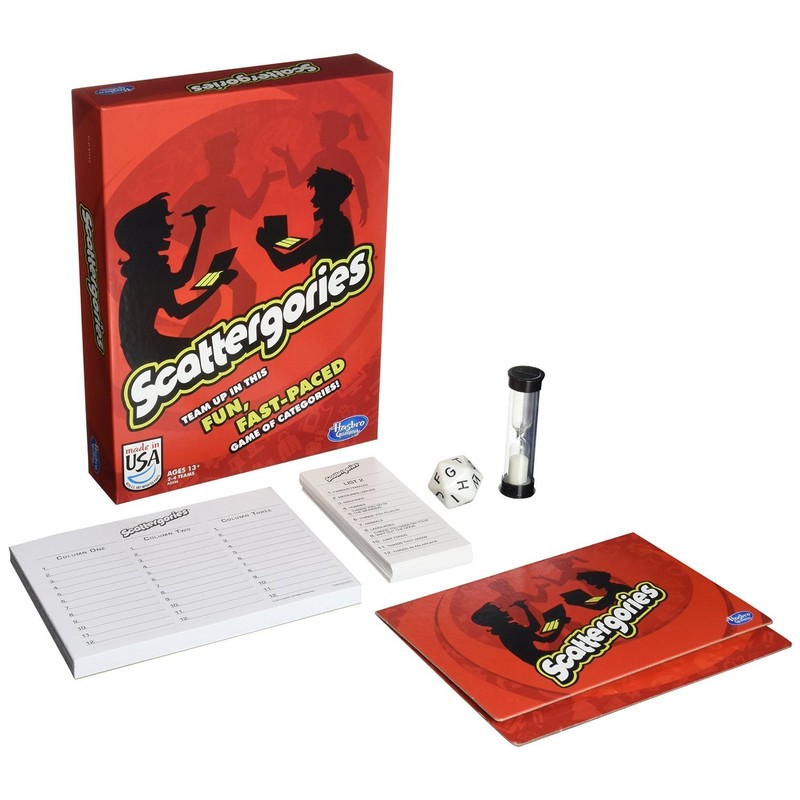 Scattergories Board Game, Game of Categories, Family Board Games for