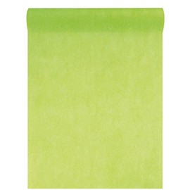 Non-woven fabric, 30 cm (25 m long) table runner – party, wedding decoration. light green