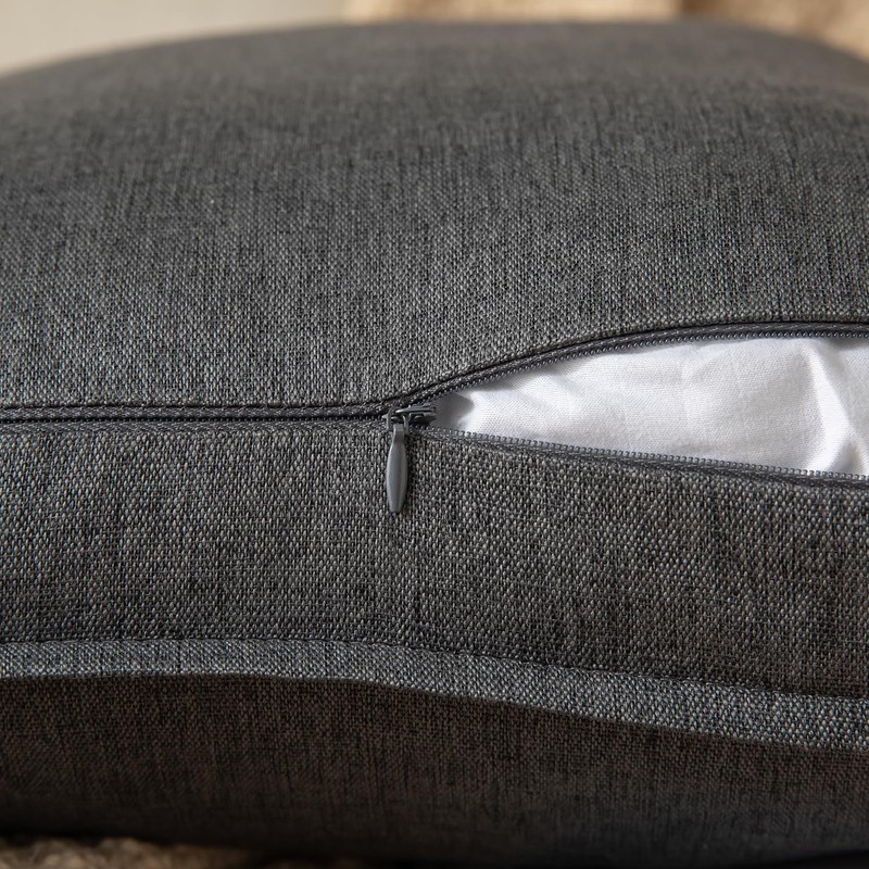 Yaertun Pack of 2 Decorative Linen Soild Throw Pillow Covers