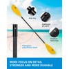 OCEANBROAD Adjustable Kayak Paddle 86in/220cm to 94in/240cm Kayaking Boating Canoeing