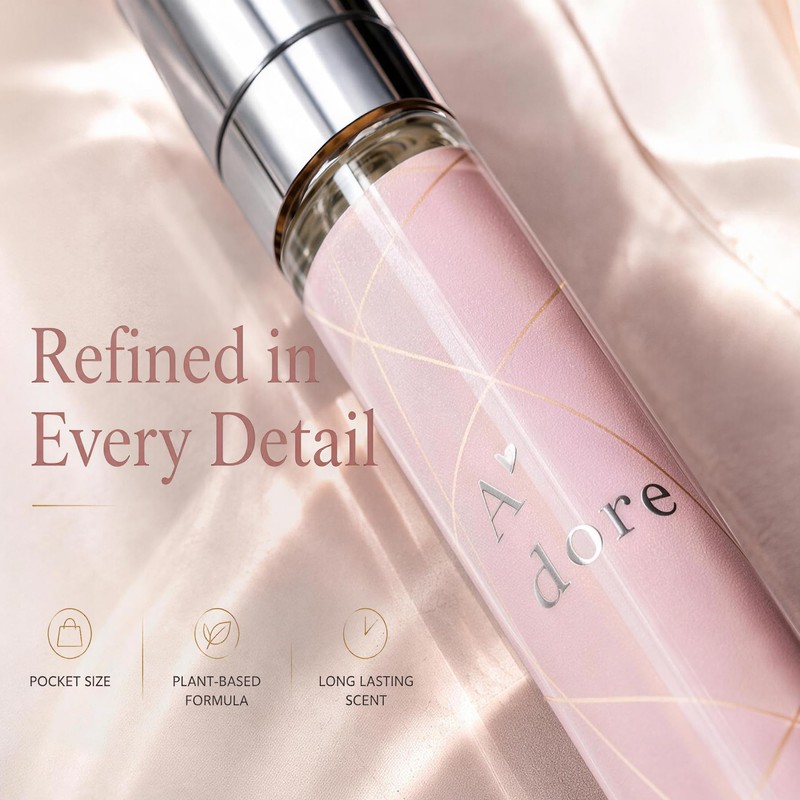 Orange & Ambery Vanilla Travel Perfume Spray, Sweet & Warm