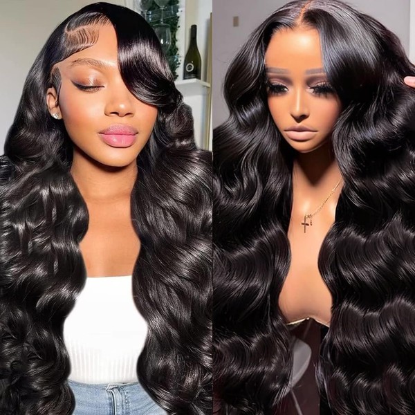 5x5 HD Lace Closure Wigs Human Hair 22 Inch Wear