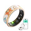 BOKORLUM Smart Ring Health Tracker,withHeart Rate,Sleep Tracker,Step Counter,8 Exercise Modes,5-7Day