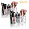 Organizador Maquillaje Acrílico 3compartimentos Transparente