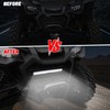 Front Mesh Grille with Adjustable LED Light Bar for Honda