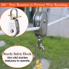 WANJICHENRUI Stainless Steel Pulley, Pulley, M20, Load Capacity 165.4 lbs