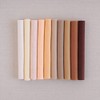 Wool Felt, 10 pcs 9"x12" in Skin Tone Colors, 1