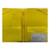 Mead Plastic Five Star Stay-Put 2-Pocket & 3-Prong Folder, Yellow