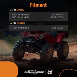 maXpeedingrods Starter Motor & Relay for Yamaha Grizzly 550 2009-2014, for Yamaha 700 2009-2023, for Kodiak 700 2016-2023, Replace# 28P-81890-00-00, 28P-81890-01-00