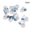 Rigid Non-Swivel Caster Wheels PP Top Plate Mounted Caster Wheel