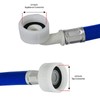 SPARES2GO Water Fill Pipe & Drain Hose Extension Kit Compatible