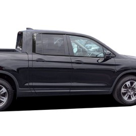 Window Trim Chrome Delete Precut Blackout Vinyl Wrap Overlay Kit Compatible with and Fits Honda Ridgeline 2017-2021 - Matte Series