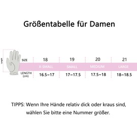 CROWNBLANKS Women's Left Hand Golf Glove, 1 Piece Soft Cabretta Leather Golf Gloves with Removable Magnetic Ball Marker, Full Finger (Pink, 20)