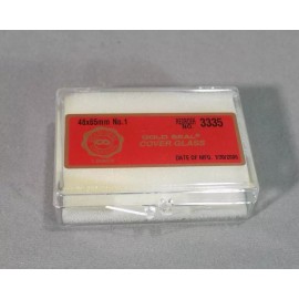 Gold Seal Microscope Slide Cover Glass Slips 48x65mm No. 1, 1 oz # 3335
