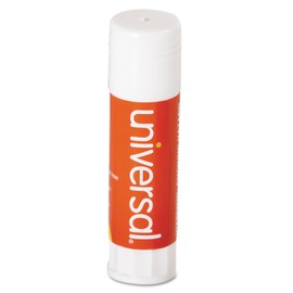 Universal 75750 Glue Stick, .74 oz, Stick, Clear, 12/Pack