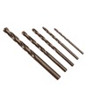 5Pcs Straight Shank Twist Drill Bit HSS 3 4 5