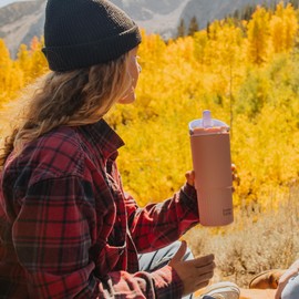 BOTTLE BOTTLE Tumbler, 28.7 fl oz (800 ml), Peach Pink