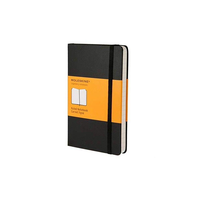 Moleskine Ruled Hardcover Notebook Large Black